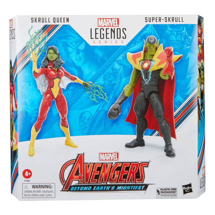 Skrull Queen & Super-Skrull Avengers: Beyond Earth's Mightiest Marvel Legends Action Figures 15 cm