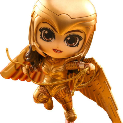 Wonder Woman 1984 Cosbaby (S) Mini Figure Golden Armor Flying 10 cm